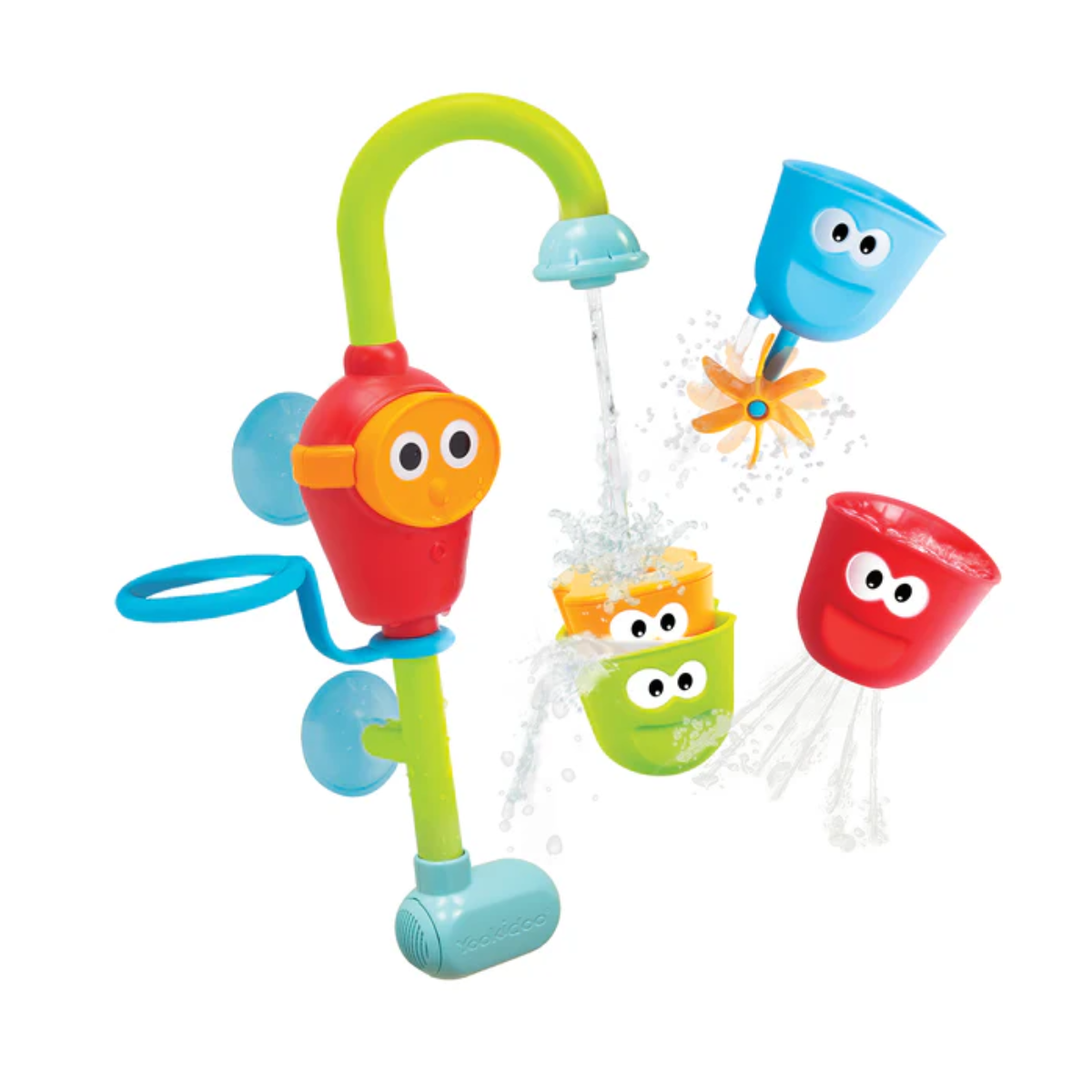 Yookidoo Bath Toy Flow 'n' Fill Spout 9-36M - Multiple Water Effects