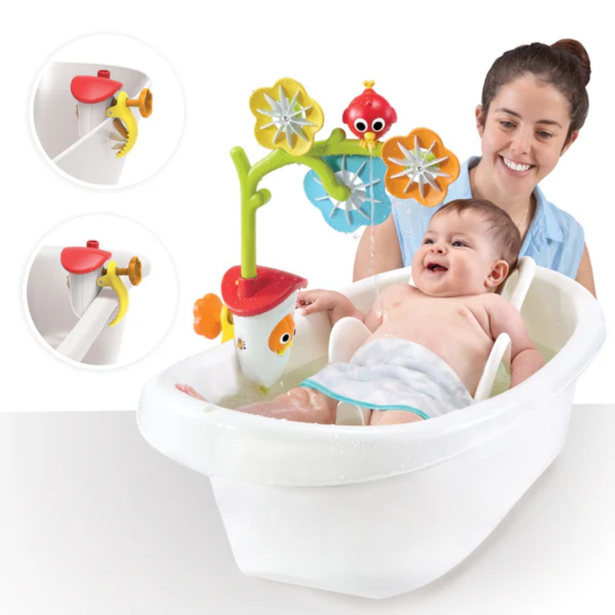 Yookidoo Bath Toy Sensory Bath Mobile 0-24M - Adjustable and Compact Design